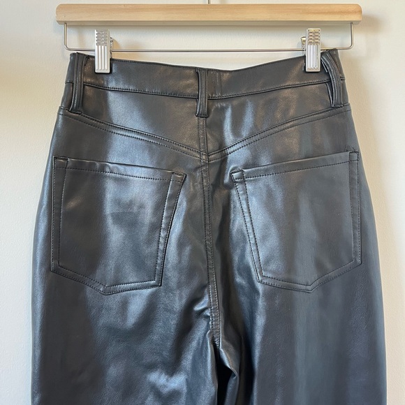 NWT FAUX LEATHER PANTS - Picture 3 of 6
